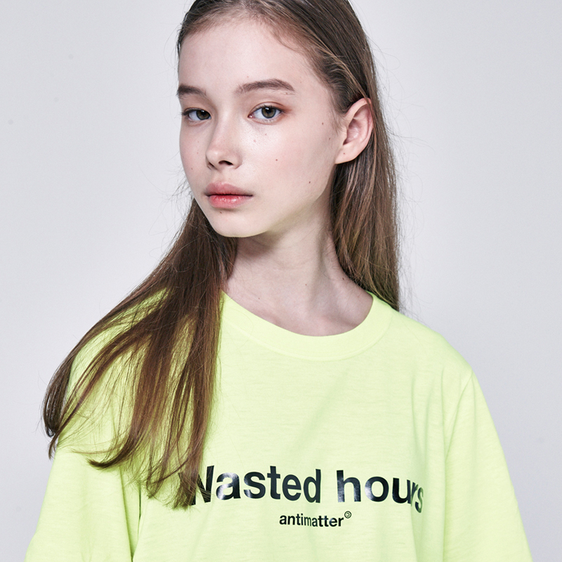 WASTED HOURS T-SHIRT_LIME