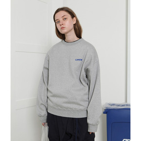 [로너] Loner basic sweatshirt-gray