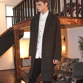 Crump over-fit classic check coat (CO0010-2)