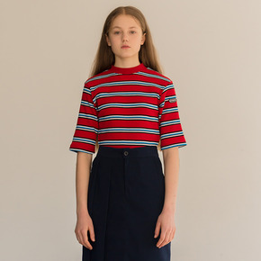 MG8S POINT STRIPE TEE (RED)