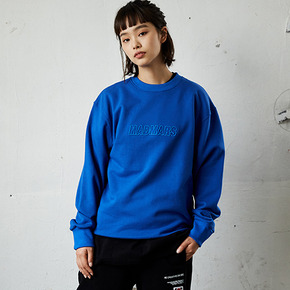RELIEF EMBROIDERY SWEATSHIRTS_BLUE