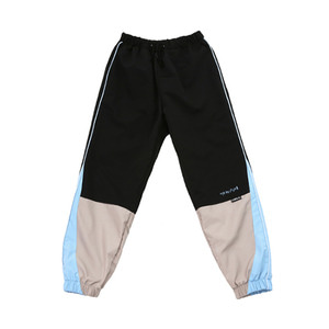 Tri-Color Jogger Pants [Black]
