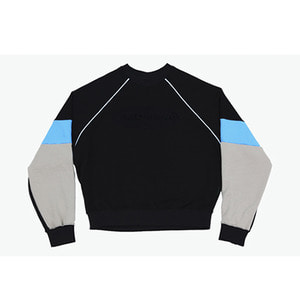 Tri-Color Sweatshirt [Black]