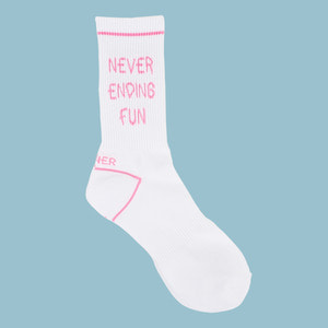 [로너] Never ending fun socks -pink