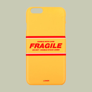 [로너] Line fragile case-yellow