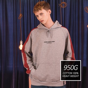 [기모] 950g Crump line hoodie (CT0170-1)