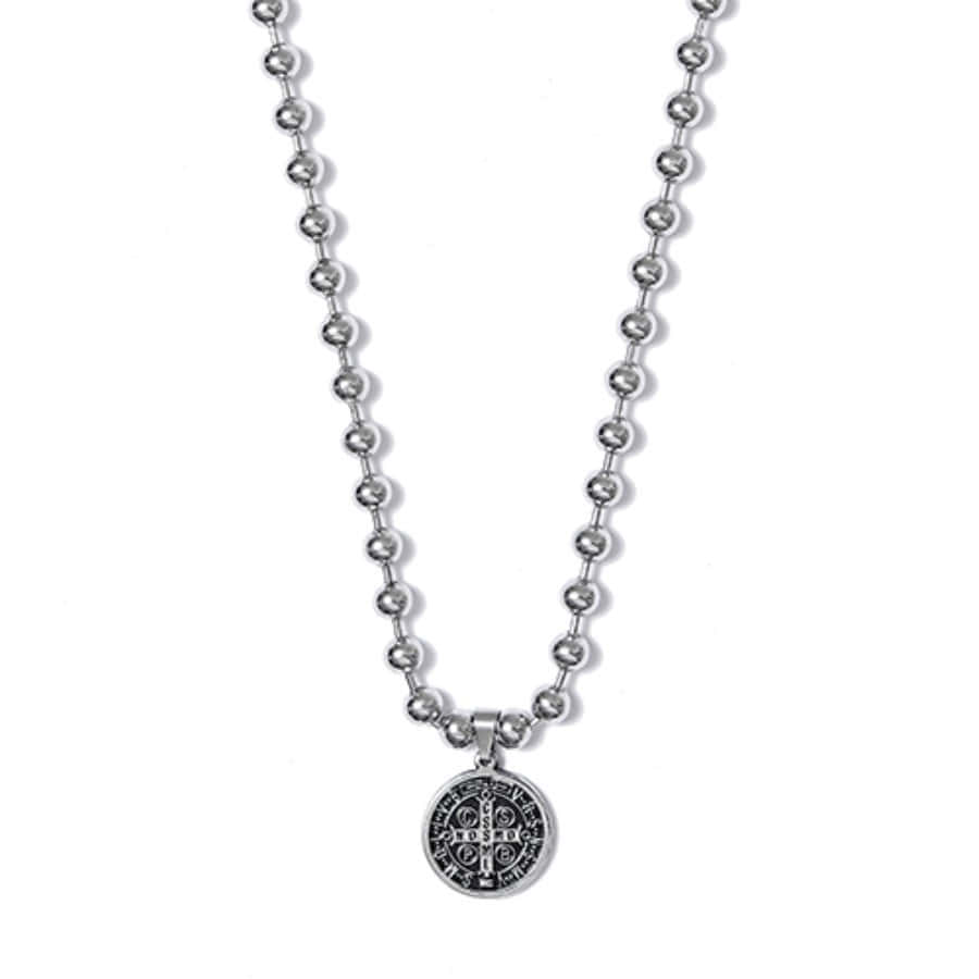 Crump surgical steel big ball necklace(CA0016)