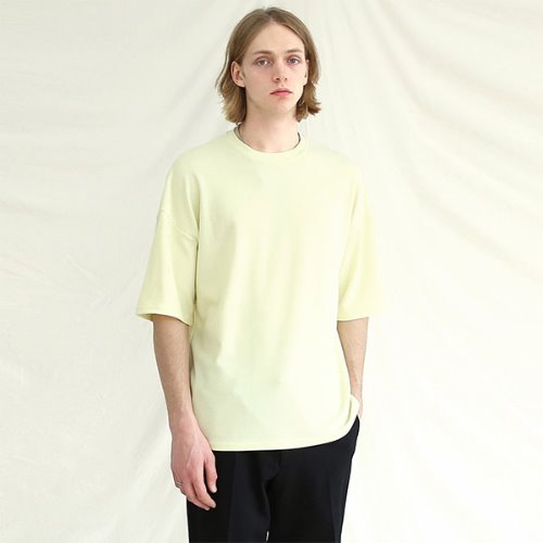drop shoulder classic t-shirt_tai139ss_lemon