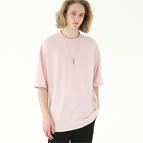 fresh over T-shirt-pink tai143ss-pink