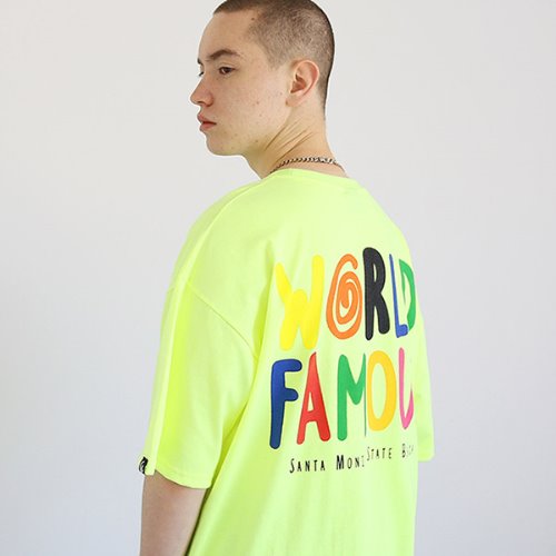World famous T-shirt-tai151ss-neon