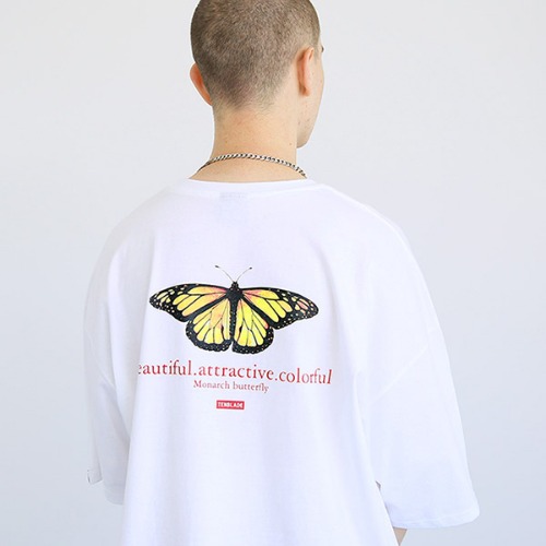 Butterfly T-shirt-tai159ss-white