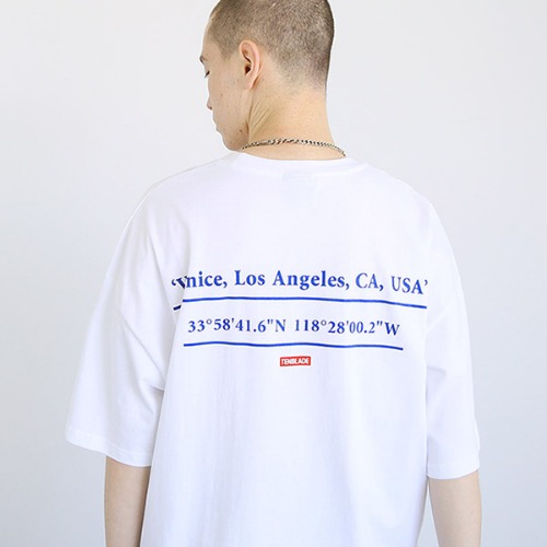 Venice beach T-shirt-tai154ss-white