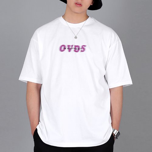 OVER-FIT SIGNATURE LOGO TEE WHITE
