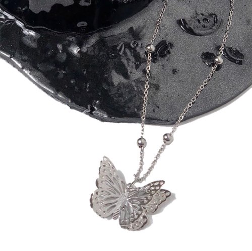 Butterfly fly necklace