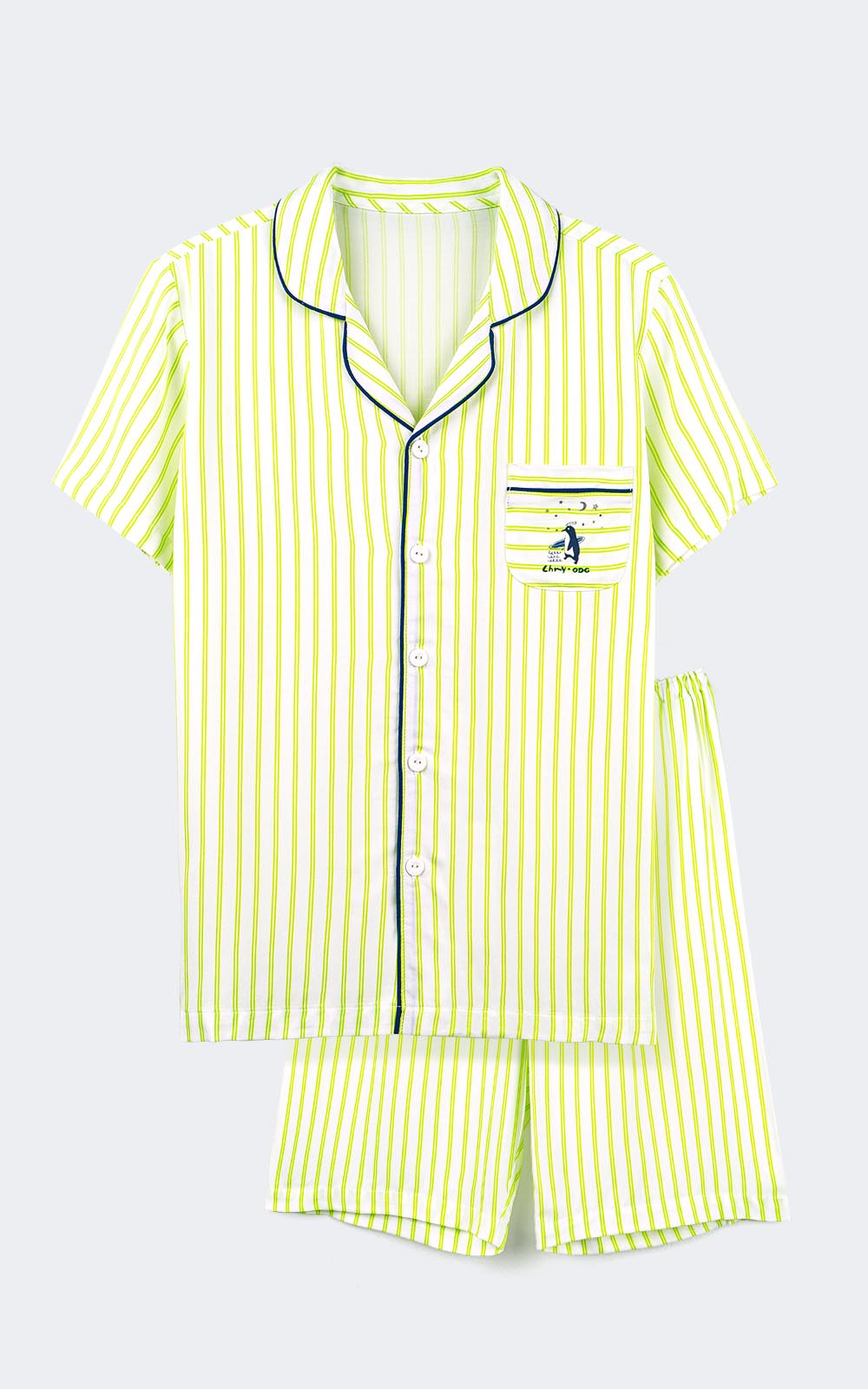 오디지 온라인 스토어[Chummy X ODG] Three-Piece Pajama Set_LIMEOwn label brand