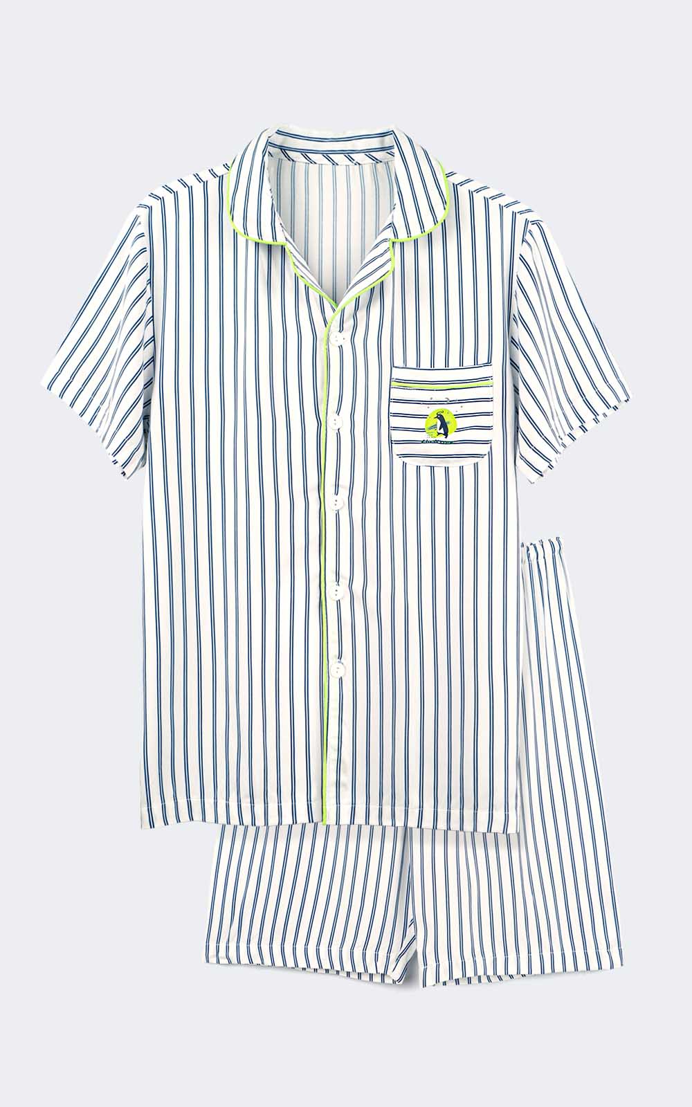 오디지 온라인 스토어[Chummy X ODG] Three-Piece Pajama Set_NAVYOwn label brand