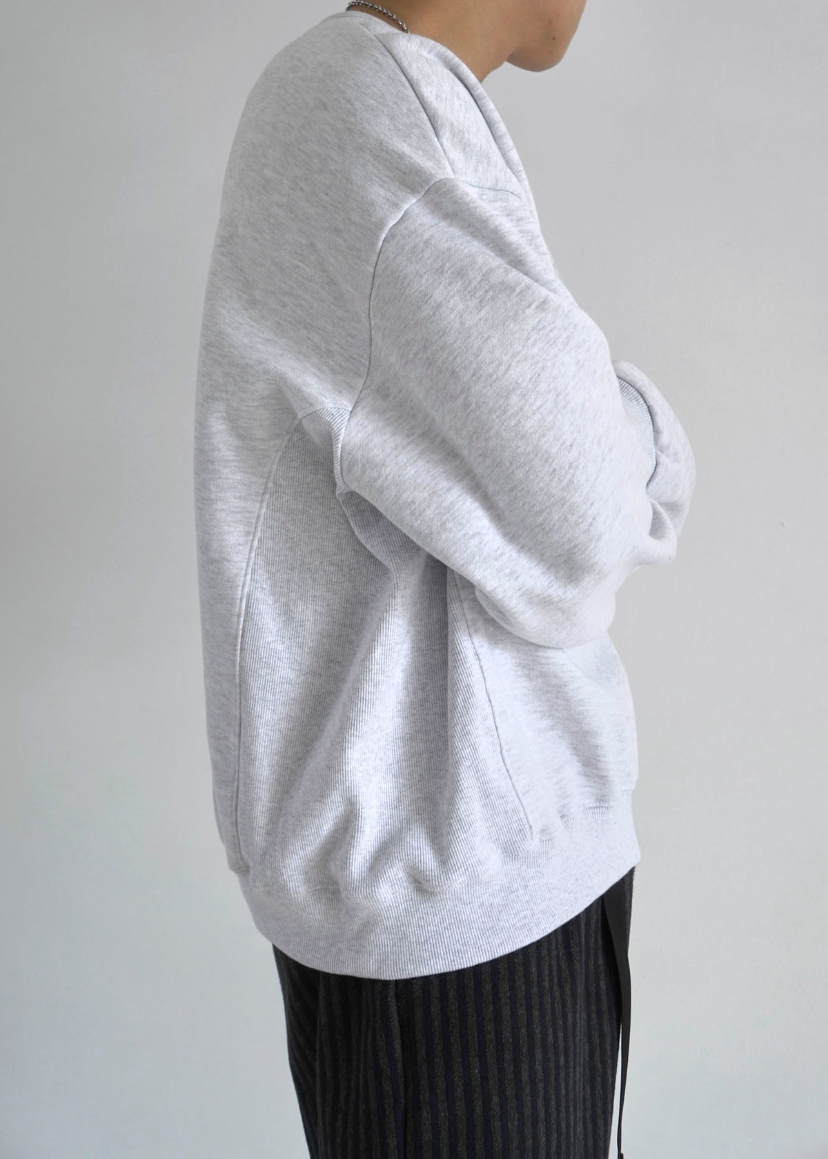 Side Rib Round Sweatshirts (3Color)