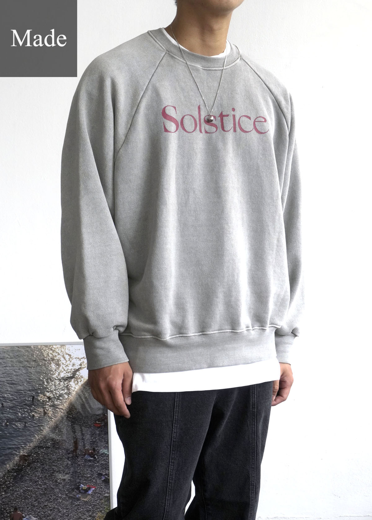 [60% SALE] 21FW Solstice Stonehenge Pigment Sweatshirts (4Color)