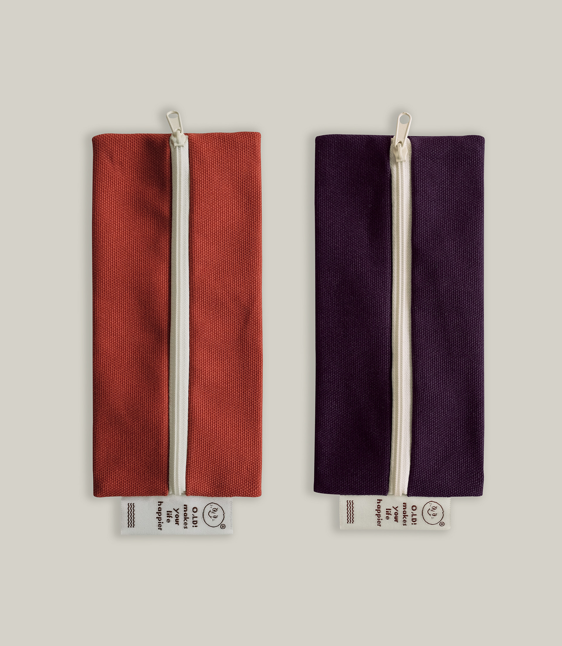 [Pen case/sale] Fabric pen case_Red/Purple
