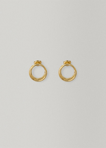 韓国の通販サイト OHOTORO | double circle earrings