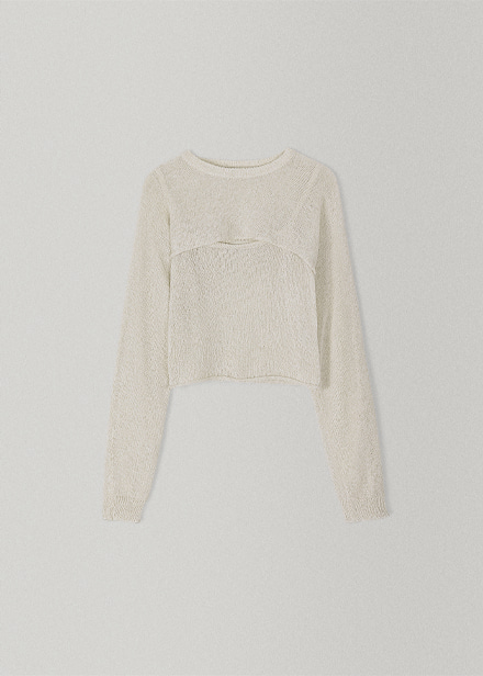 韓国の通販サイト OHOTORO | sheer set knit