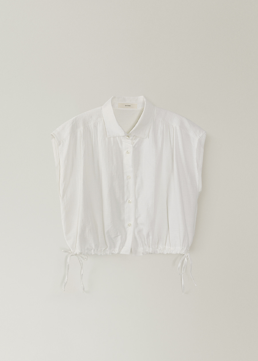 韓国の通販サイト OHOTORO | string crop shirt