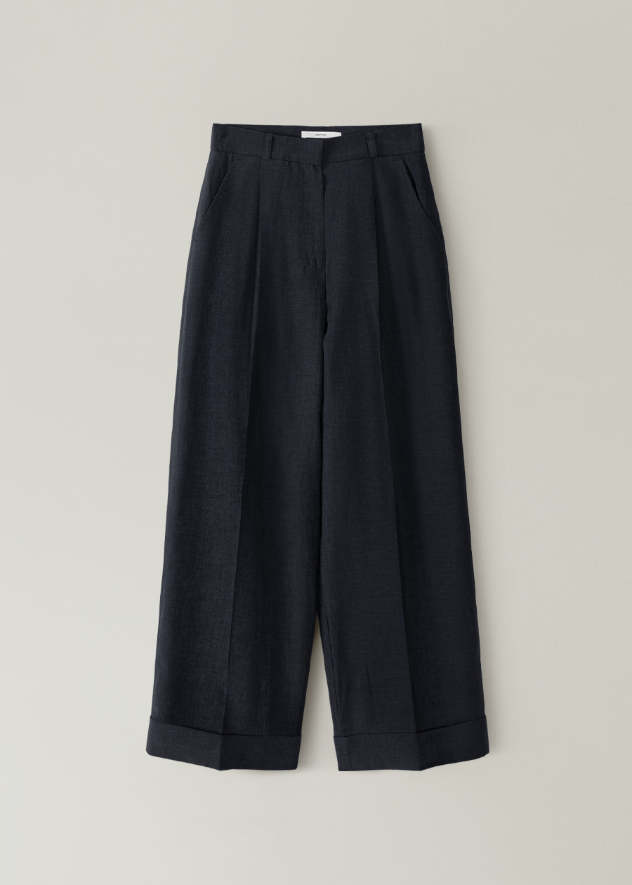 韓国の通販サイト OHOTORO | linen turn-up pants