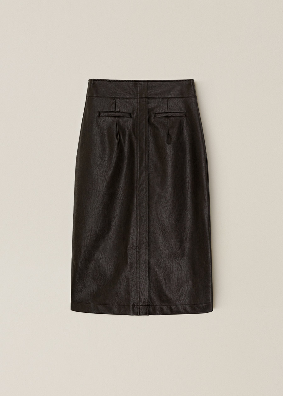 韓国の通販サイト OHOTORO | matte leather skirt