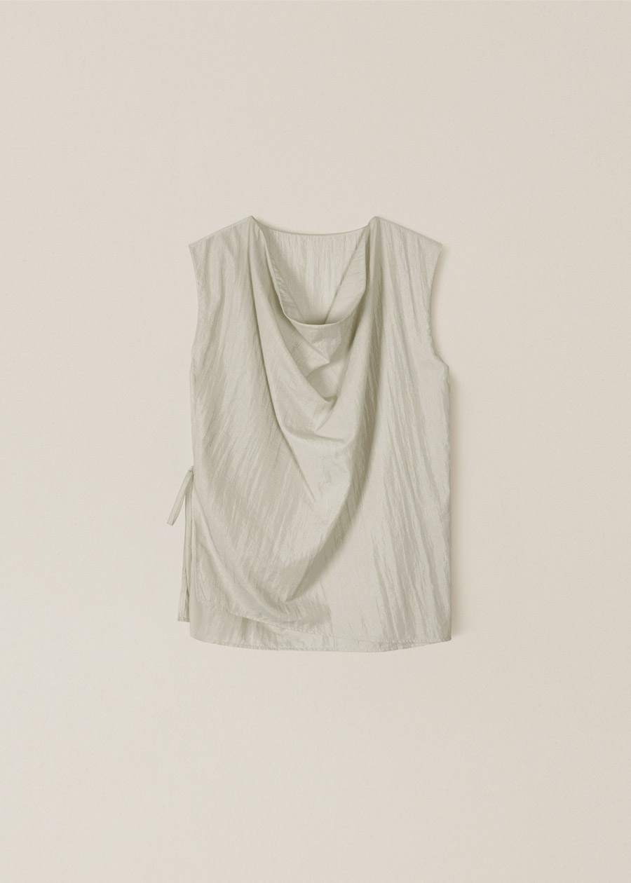 韓国の通販サイト OHOTORO | asymmetric drape blouse