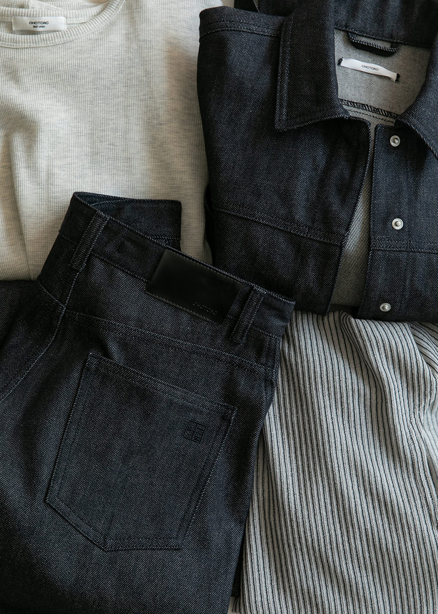 loom indigo jacket | OHOTORO