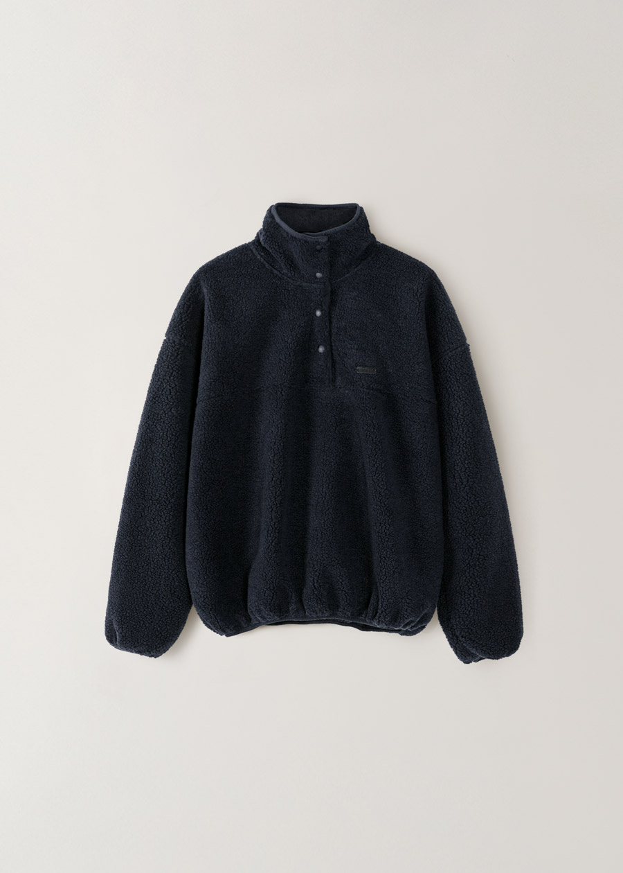 OHOTORO Nap Camper Jumper ハーフジップ ジャケット 黒 nap camper jumper | OHOTORO