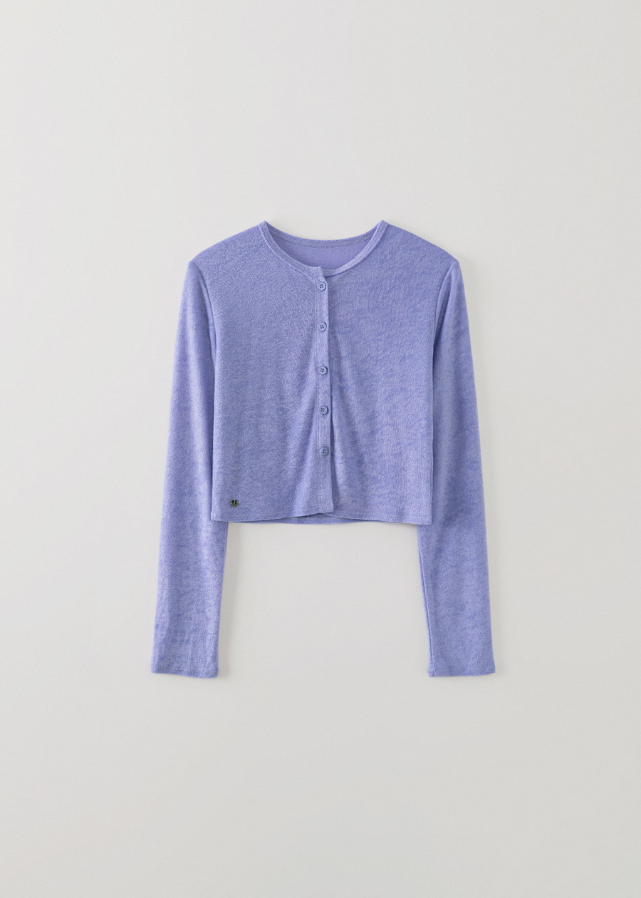 terry swim cardigan | OHOTORO