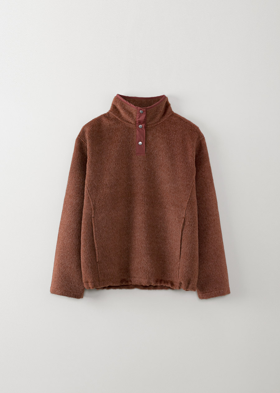 nap himalayas fleece jumper | OHOTORO