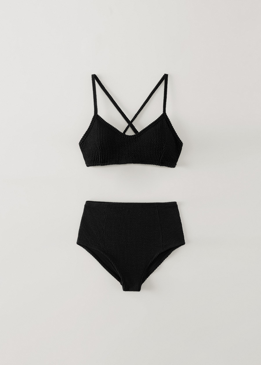 seersucker bikini | OHOTORO