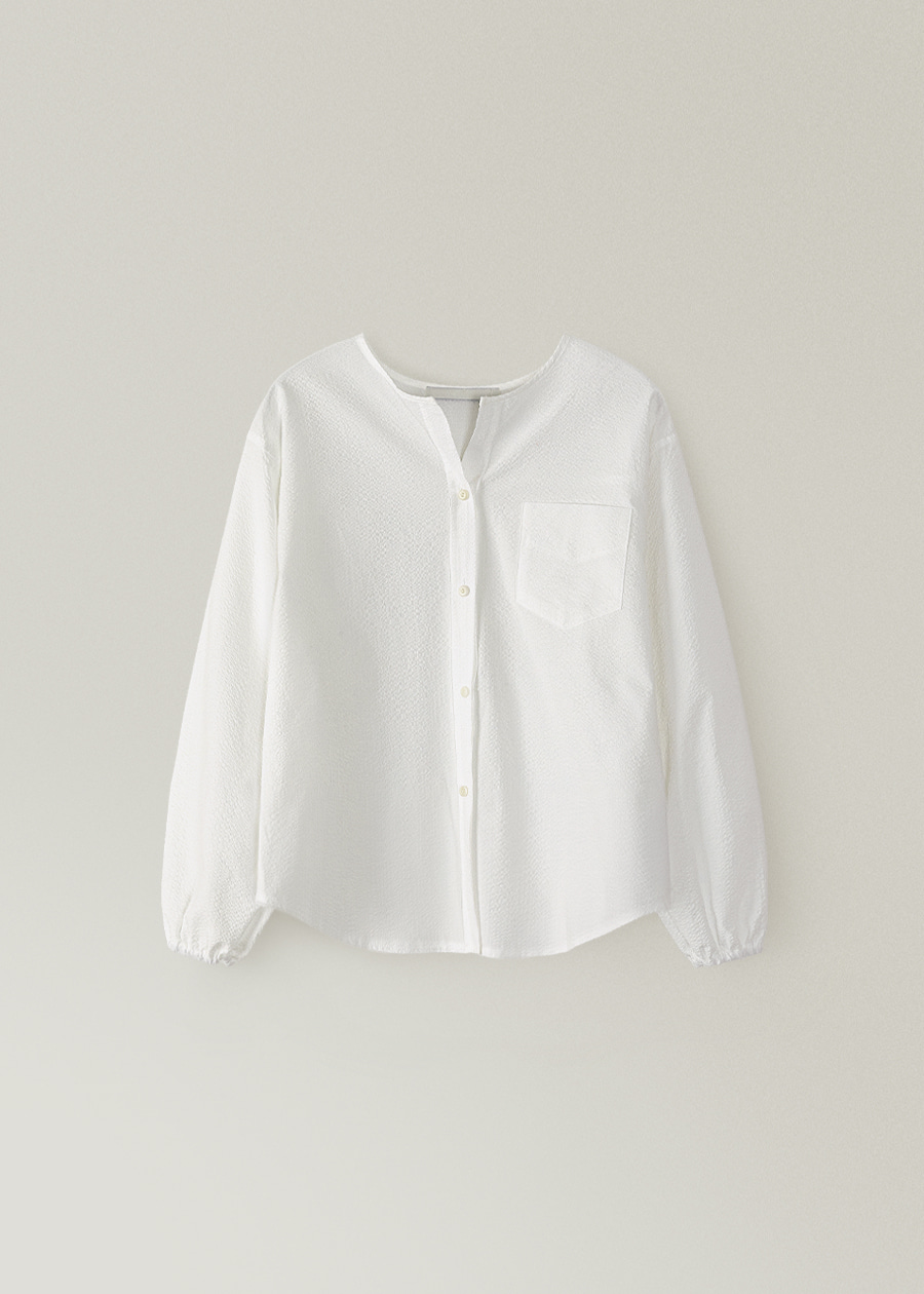 韓国の通販サイト OHOTORO | round cotton blouse