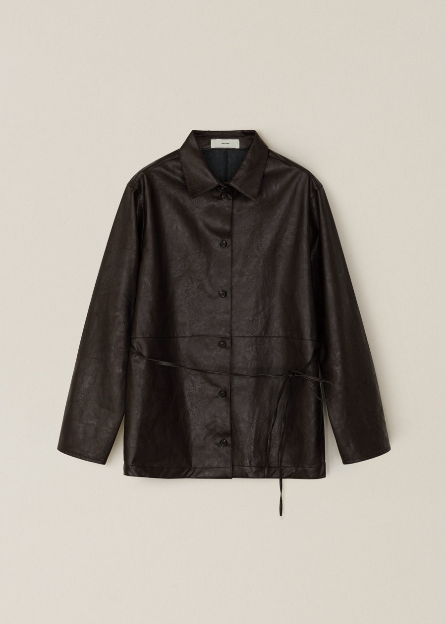 韓国の通販サイト OHOTORO | leather shirt jacket