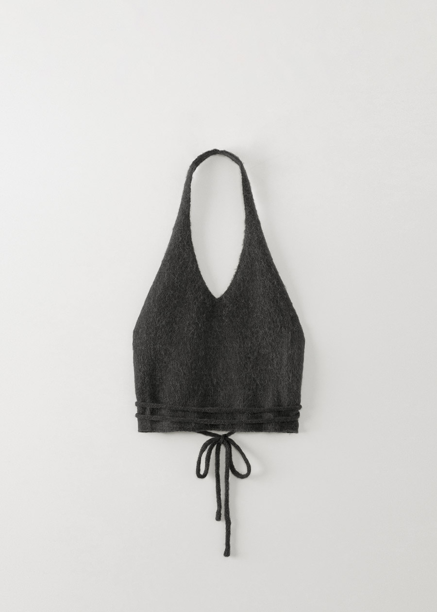 ジャケット・アウター Ohotoro Ecru Half Coat charcoal ecru half coat | OHOTORO