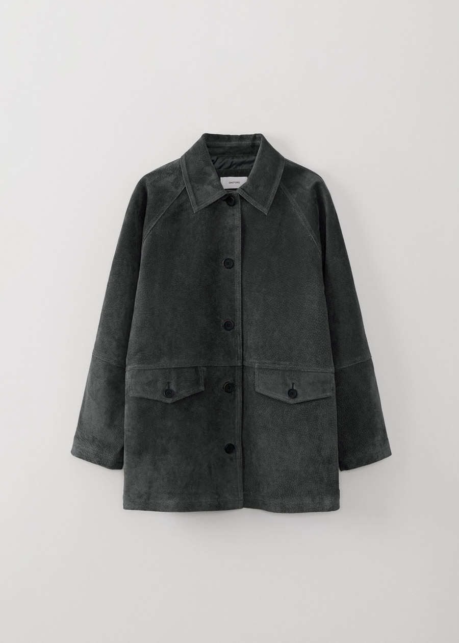 ジャケット・アウター OHOTORO Hackney Jacket / Free Size BLACK hackney jacket | OHOTORO