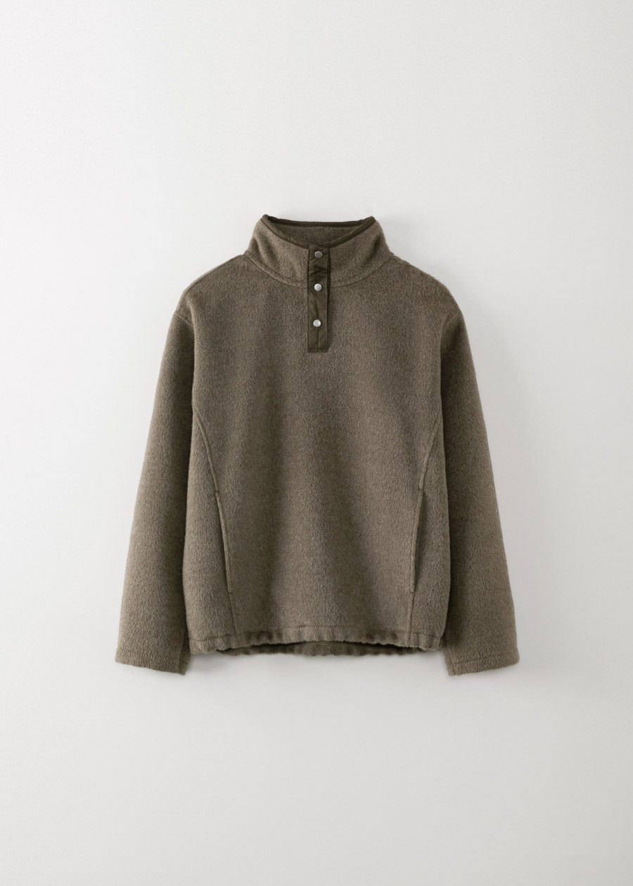 nap himalayas fleece jumper | OHOTORO