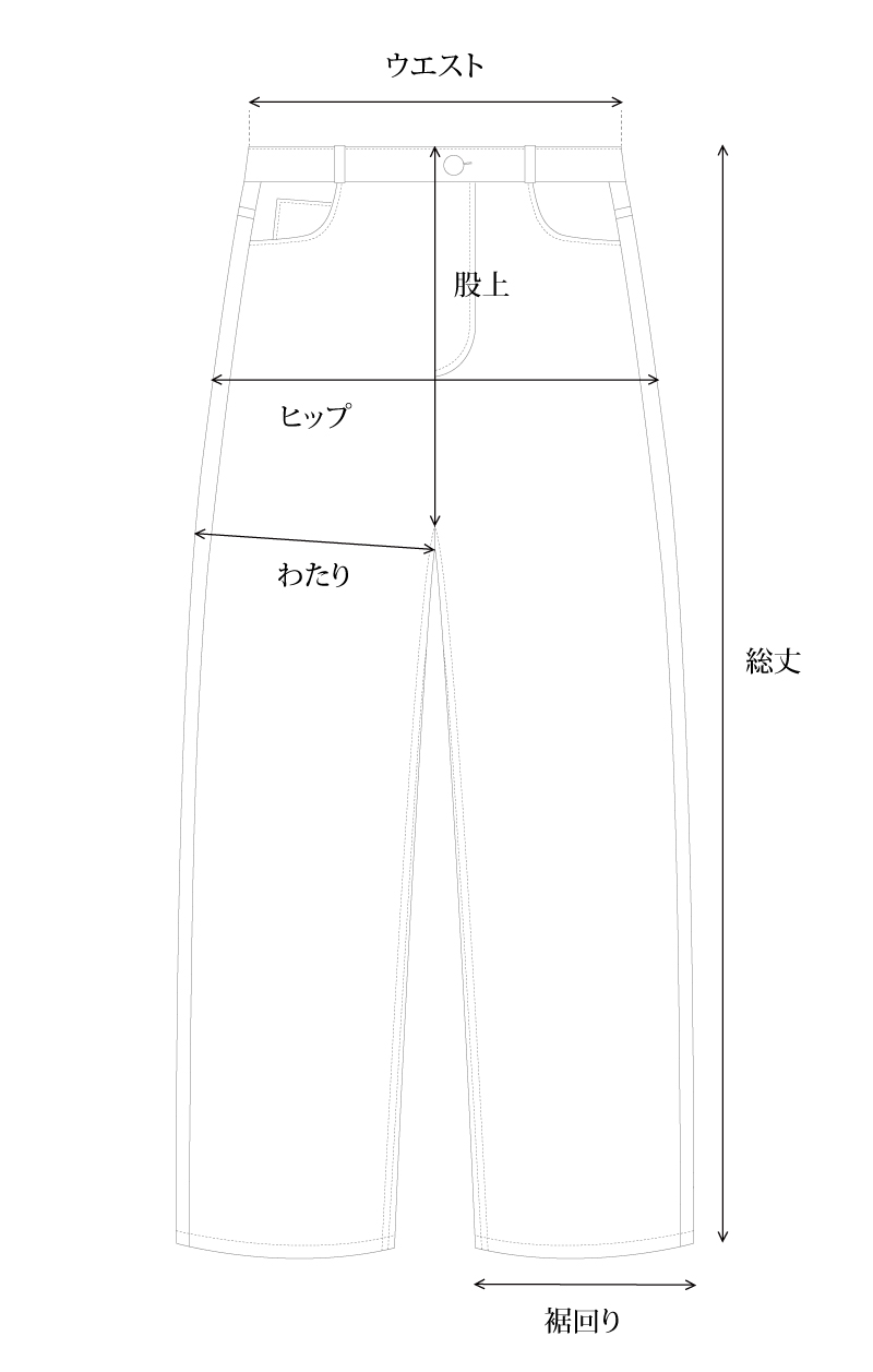 curve tucked jeans | OHOTORO