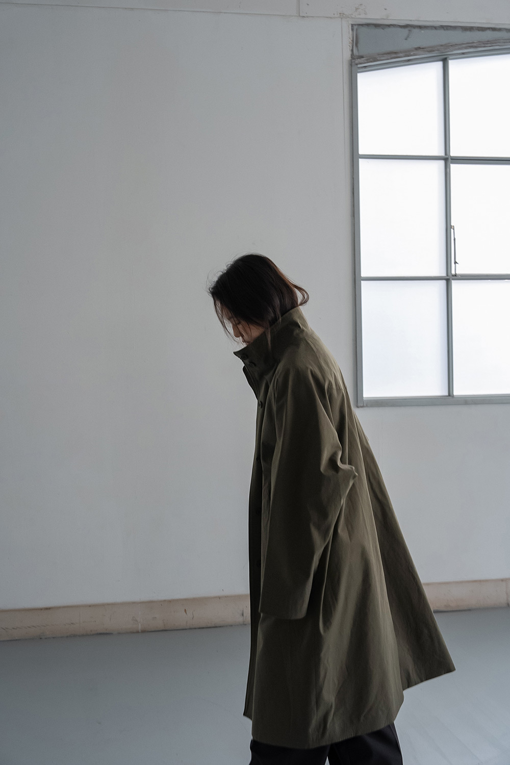 drop trench coat | OHOTORO