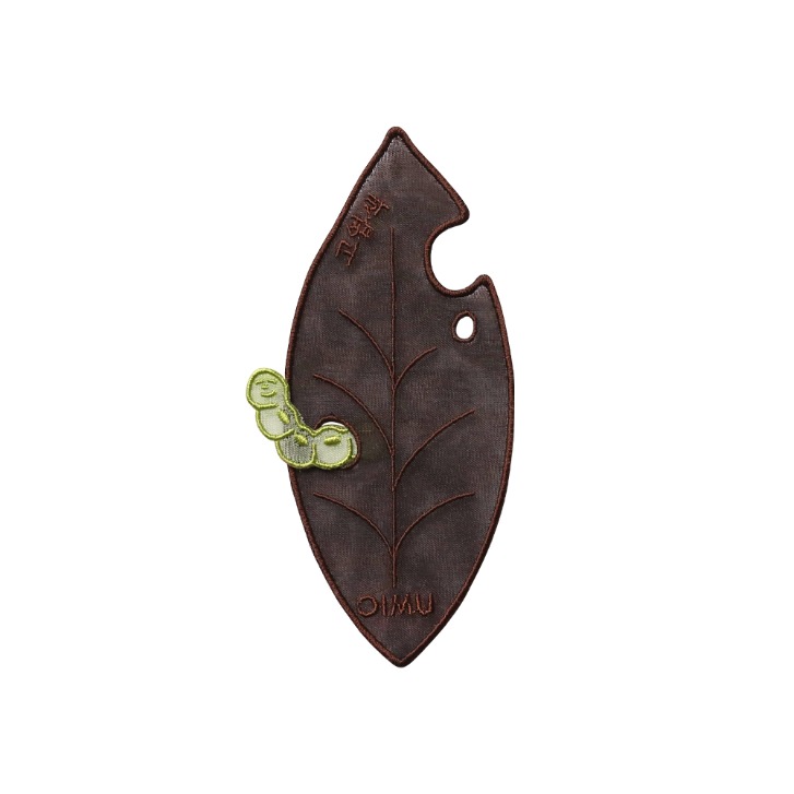 Color shape bookmark _ dried leaf