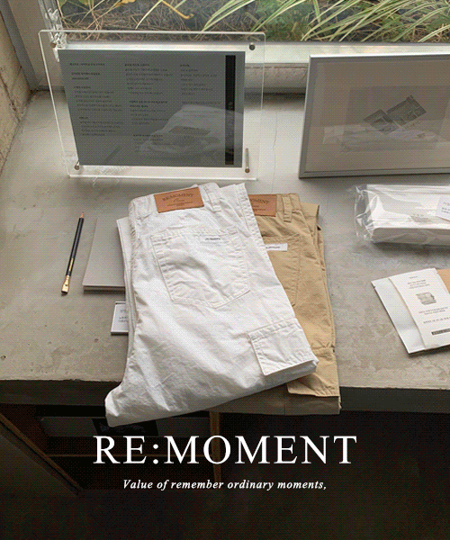 [RE:MOMENT/Sent to beige] Made. Et Summer cargo pants 2 colors!