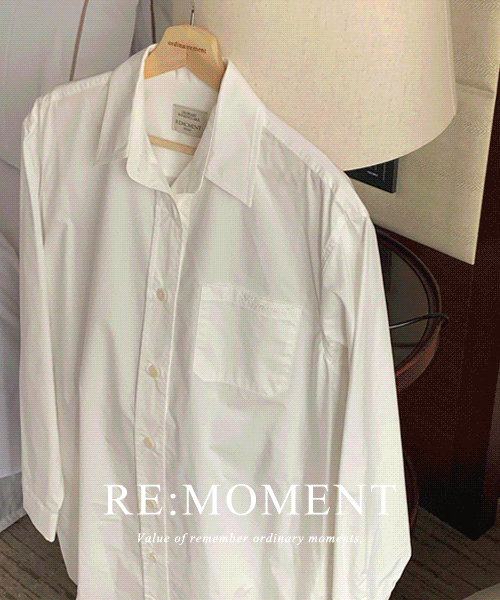 [RE:MOMENT/Sent on the day of white] Made. Flon shirt dress 2 colors!