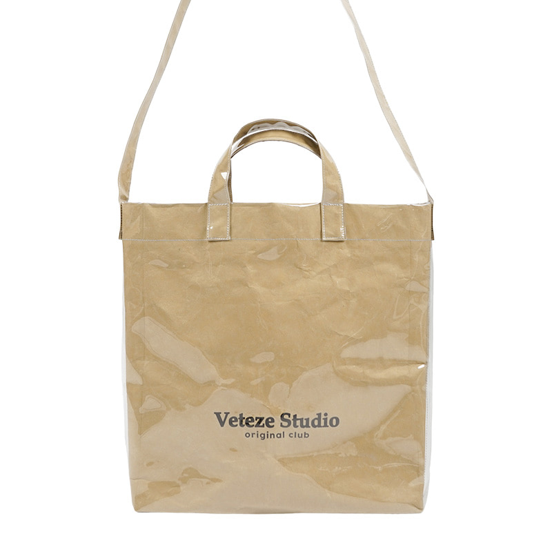 Studio PVC Cross Bag (beige)