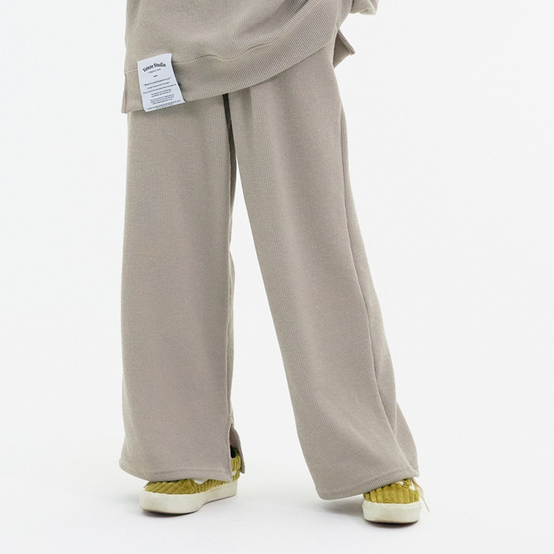 [SF9 주호님 착용] Finding Knit Wide Pants (grey beige)