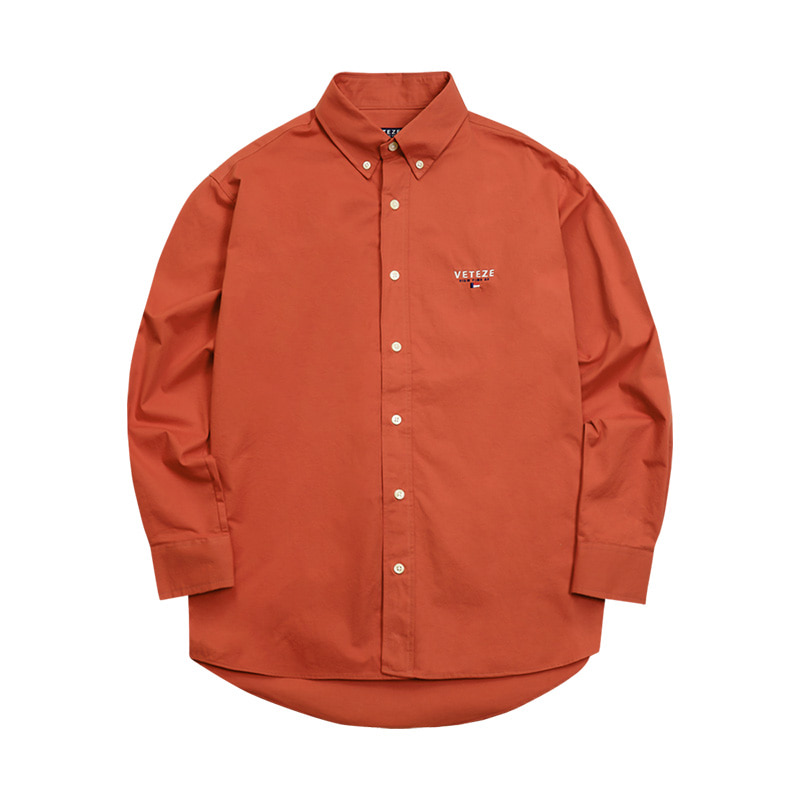 [더미드나잇로맨스 지환님 / 트렌드지 리온님 착용]Signature Basic Shirt (orange red)