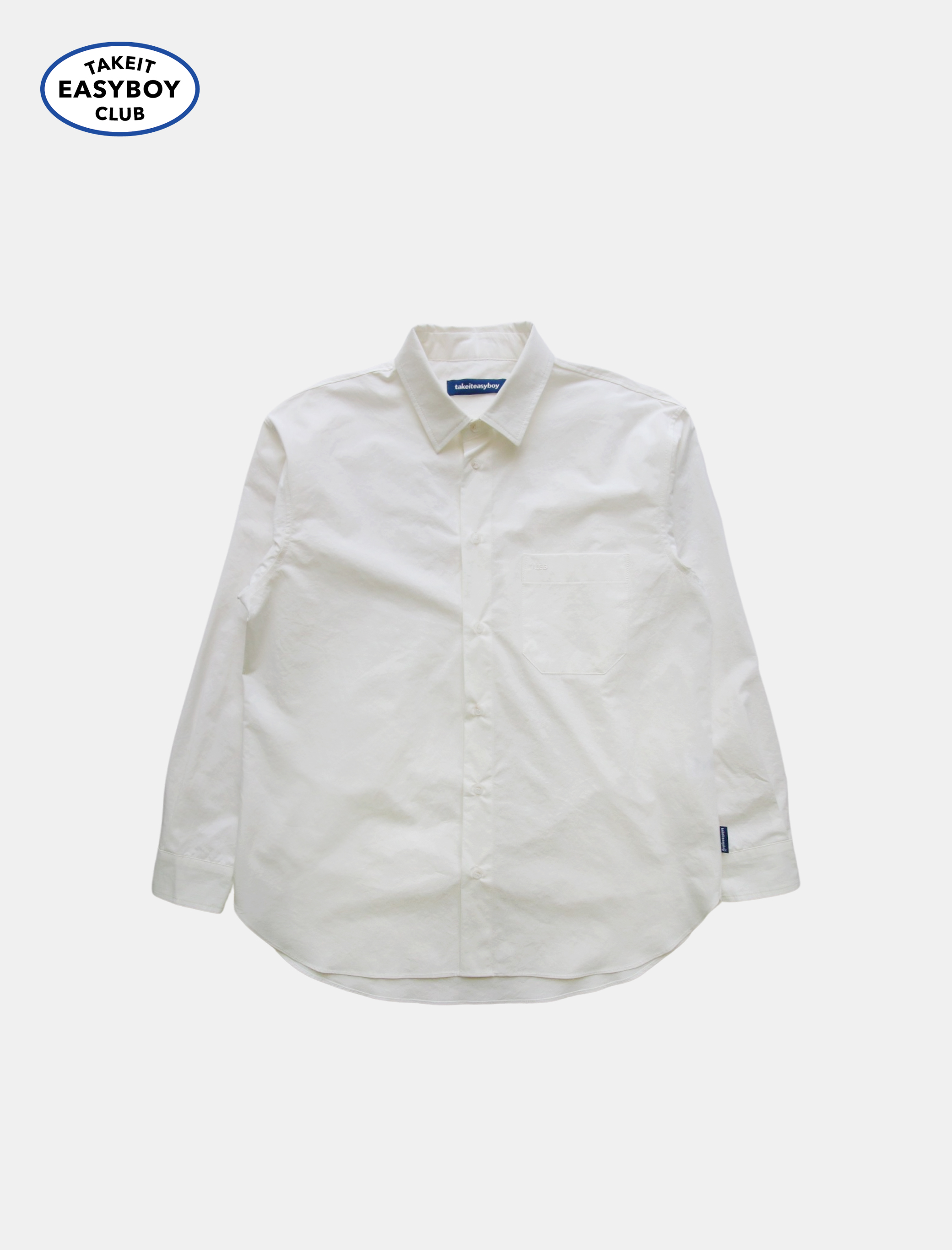 TIEB 프렌치 셔츠 (over fit) (off white)