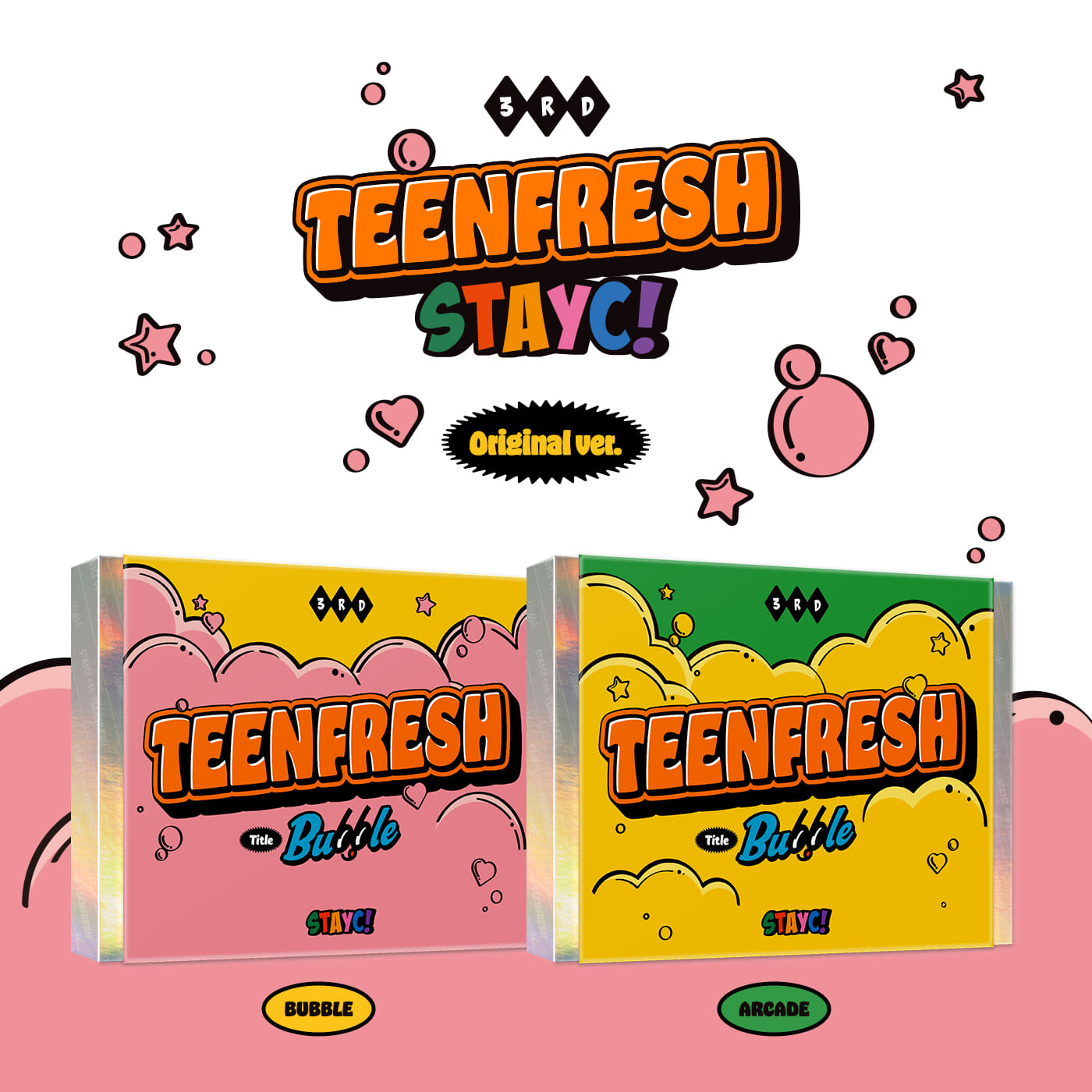 STAYC(스테이씨) The 3rd Mini [TEENFRESH] (CD) 랜덤
