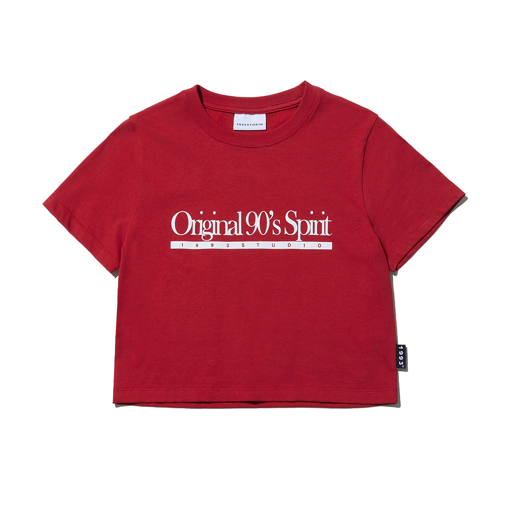 오리지널 90S 레귤러 티셔츠_레드